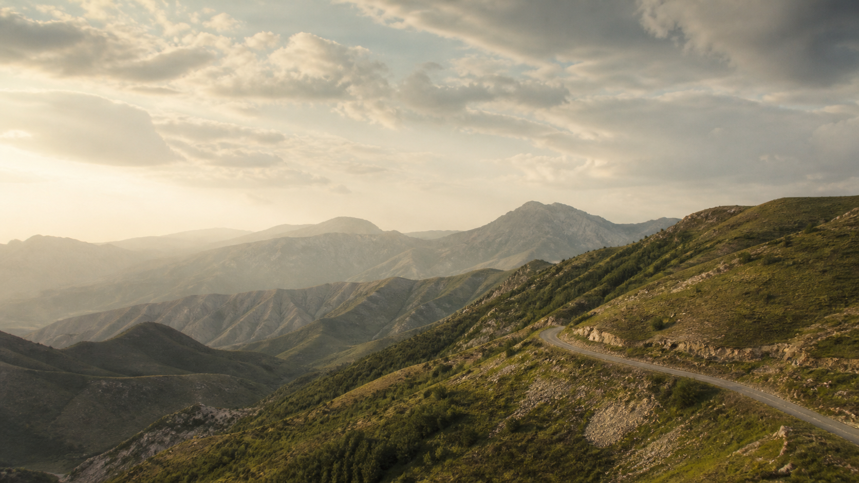 Mountain landscape in Azerbaijan
