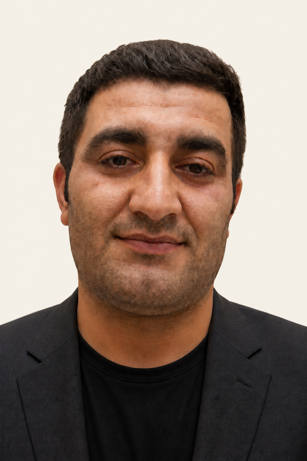 Safar Huseynzade smiling